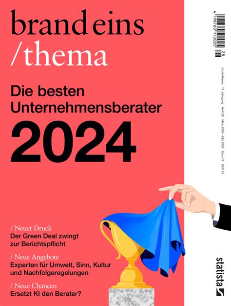 Brandeins Thema Unternehmensberater 2024 Brand Eins Kiosk