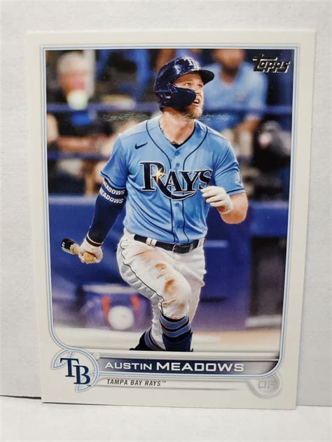 2022 Topps Series 1 Base Austin Meadows Tampa Bay Rays EBay