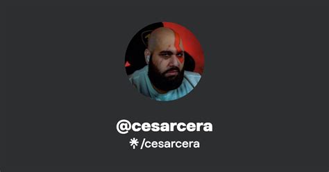 Cesarcera Twitter Instagram Tiktok Twitch Linktree