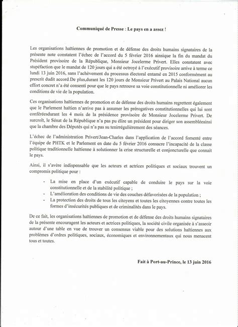 Le Ré Cit d Haiti Réseau Citadelle 13 organisations de droits