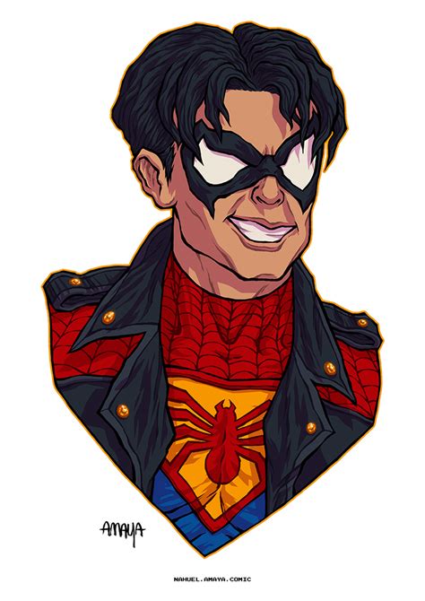 Commission Spider Boy Spiderman Superboy By Nahuel Amaya On