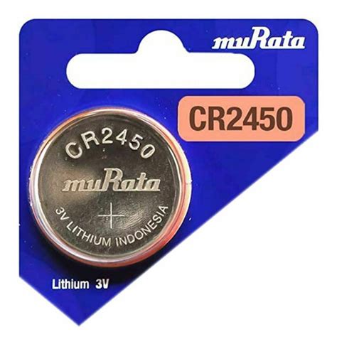 1 Batería Pila Cr2450 Murata 3 Voltios 100 Original Cuotas sin interés