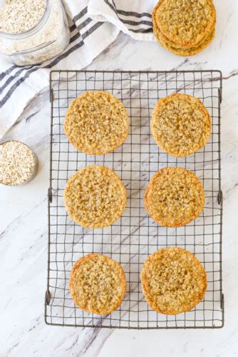 Crispy Oatmeal Cookies | Leigh Anne Wilkes