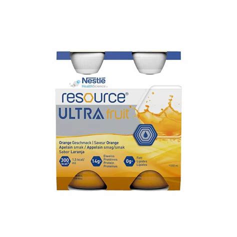 Resource Ultra Fruit Solução Oral Laranja 4 x 200 mL comprar Re