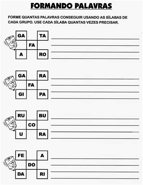 Atividades Formação De Frases 3 Ano Fundamental - Atividade De Formação De Frases 3 Ano - FDPLEARN