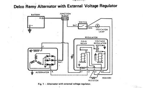 Delco Remy Alternator Wiring Diagram