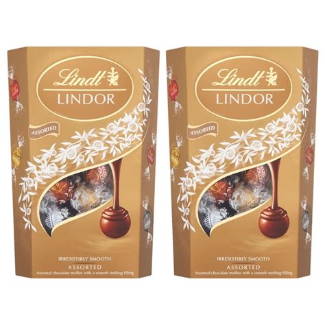 Bombom De Chocolate Suico Lindt Lindor Sortido 2 Caixas 200g Shopee