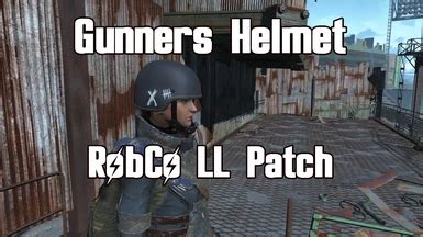 Gunners Helmet Leveled Lists RobCo Patch At Fallout 4 Nexus Mods