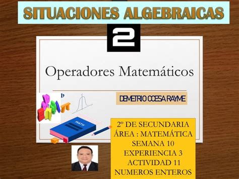 Teoria Y Problemas De Operadores Matematicos Om Ccesa Ppt