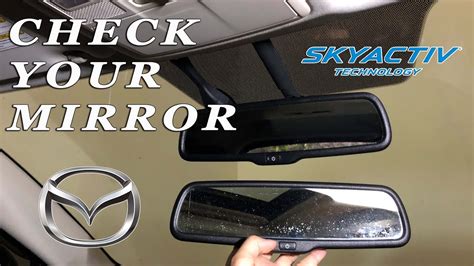 Mazda CX 5 Auto Dimming Rear View Mirror Replacement DIY YouTube