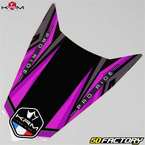 Kit déco Derbi DRD Gilera SMT RCR 2011 2017 KRM Pro Ride violet