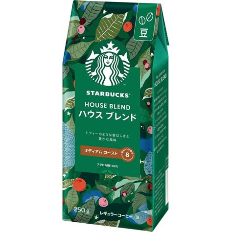 Starbucks House Blend Medium Roast Whole Coffee Beans 250g Japanese Taste