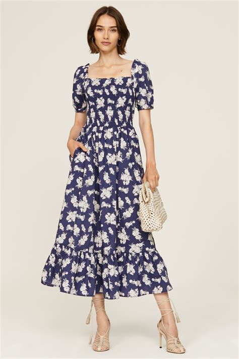 Blue Floral Day Dress By Polo Ralph Lauren Rent The Runway