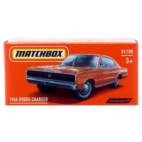 Matchbox Power Grabs 1966 Dodge Charger Diecast Car