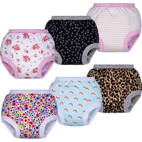 Packs De Culottes D Apprentissage De La Propret En Coton Rembourr Es