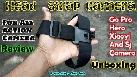 Head Strap Camera Mount Unboxing And Review For GoPro Xiaoyi SJCAM And