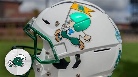 New Tulane Greenie Throwback Helmets Youtube