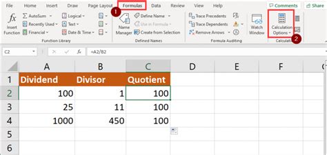 How to Fix Division Formula Not Working in Excel - Sheetaki