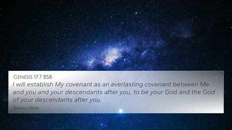 Genesis 17:7 BSB 4K Wallpaper - I will establish My covenant as an