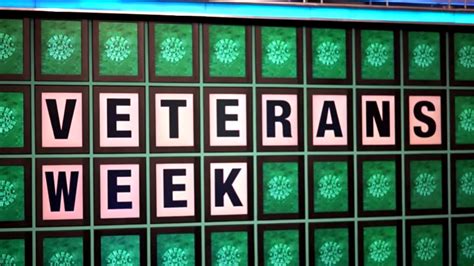 'Wheel of Fortune' honors military veterans in first-ever 'Veterans ...