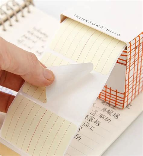 personalized sticky notes paper roll colorful rolls sticky note