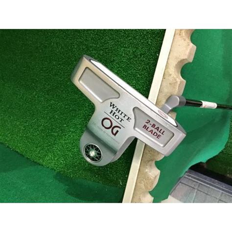 オデッセイ車 オデッセイ ホワイト ホット オージー パター 2 BALL BLADE TOUR LINED WHITE HOT OG 33インチ 中古 Dランク ゴルフパートナー