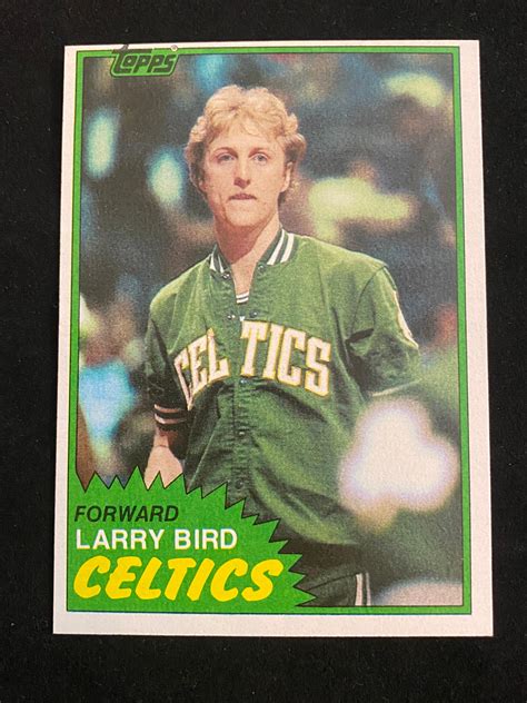 Lot NM 1981 82 Topps Larry Bird 4 2nd Year Basketball Card