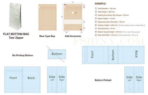 Flexible Packaging Pouches Dieline Templates Download Free