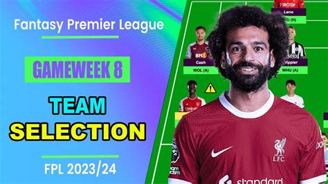 Fpl Gameweek 8 Team Selection Wildcard Activated Fantasy Premier