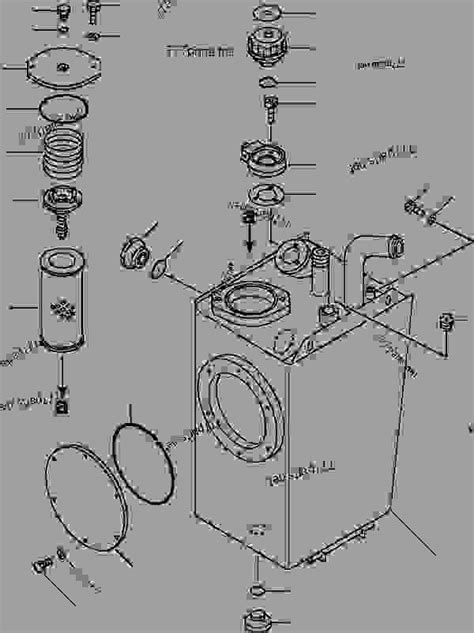 HYDRAULIC TANK - Wheel Loader Komatsu WA180-1LC - WORK