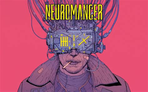 Wallpaper : Neuromancer, drawing, book cover, cyberpunk, wires ...