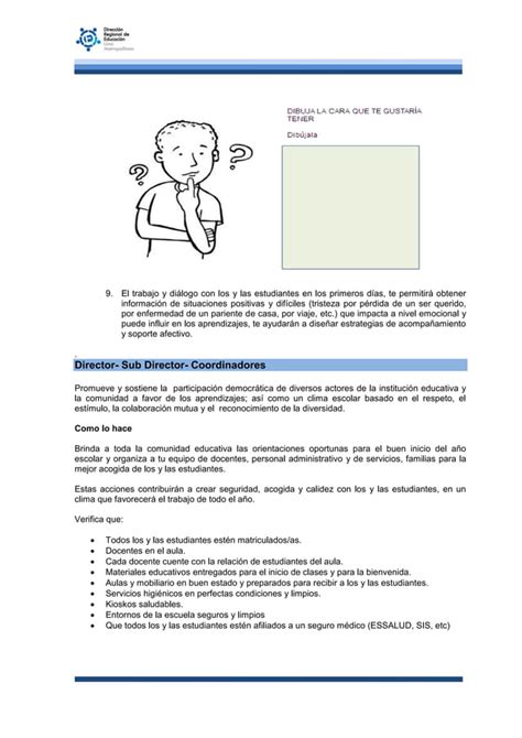 Buen inicio del año escolar 2014 cartilla PDF