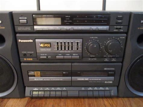 Panasonic Rx Ct980 S Xbs Boombox Ghettoblaster Amfm Radio Double Cassette 1874007572