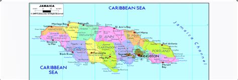 Map of Jamaica by Parishes. | Download Scientific Diagram