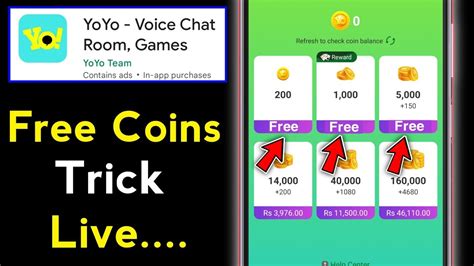 Yoyo App Free Coins Yoyo App K Coins Free Ma Increase Kaise Kare