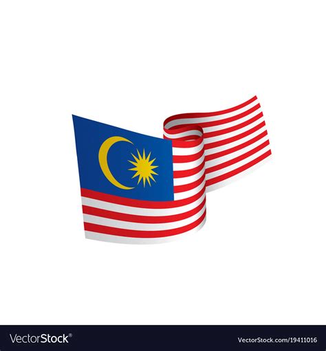 Malaysia Flag Royalty Free Vector Image Vectorstock