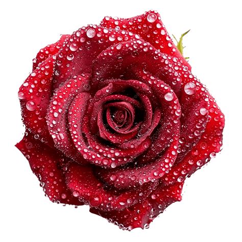 picture   red rose  water drops