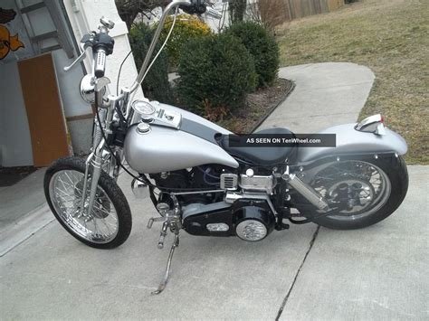 Harley Davidson Shovelhead Custom With Springer Frontend And Tire