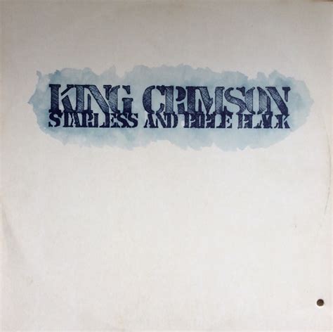 King Crimson Starless And Bible Black Vinyl Discogs