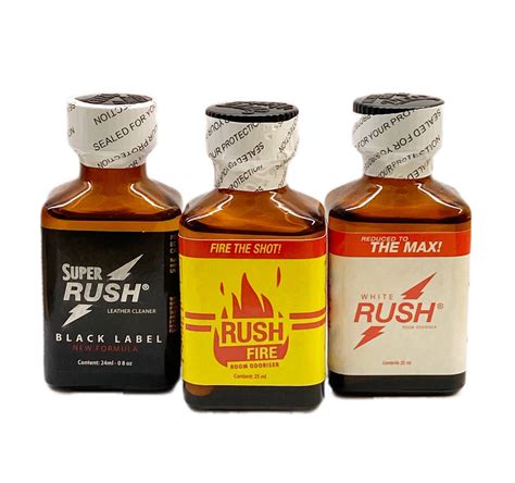 Best Rush PWD Combo 25ml Super Rush Black Label Rush Original Fire