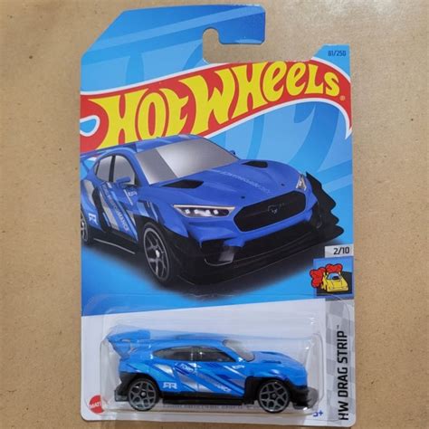 Jual HOT WHEELS FORD MUSTANG MACH E 1400 HW DRAG STRIP BLUE Shopee Indonesia