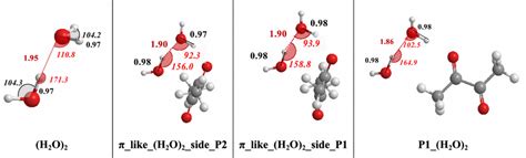 Intermolecular In Red And Intramolecular In Black Geometric