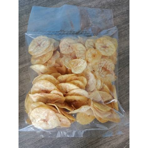 Kerepek Pisang Tanduk Masin Bulat Gm Shopee Malaysia