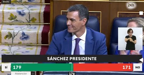 Pedro Sánchez reelegido presidente de España prometió cumplir