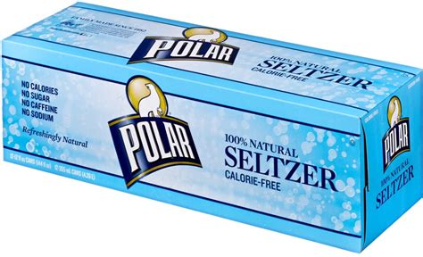 Polar Seltzer Water Original 12 Fl Oz Cans 12 Pack Walmart