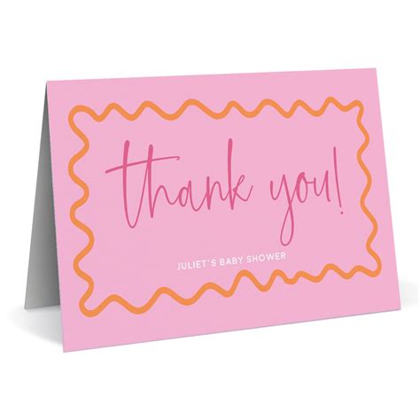 Wavy Thank You Cards