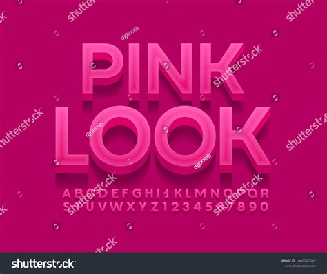 72,700 3d pink font Stock Illustrations, Images & Vectors | Shutterstock