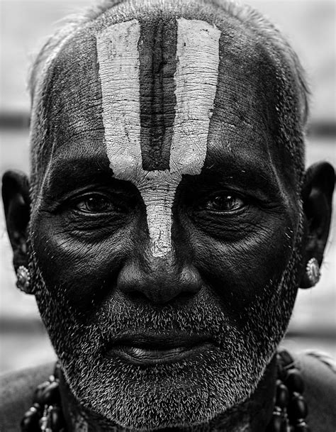 Portrait Hindu Priest Portrait Priest Ancient India