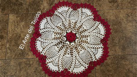 Tapete Centro De Mesa Tejido A Crochet Paso A Paso Youtube