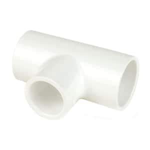 Nibco In Pvc Dwv All Hub Double Sanitary Tee C Hd The Home Depot